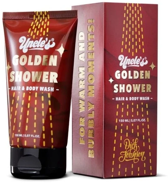 Dick Johnson Golden Shower plaukų ir kūno prausiklis 150 ml