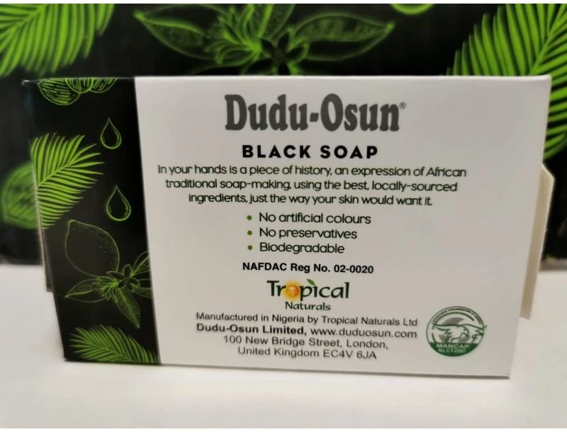 DUDU OSUN_Juodasis muilas juodas afrikietiškas muilas 150g