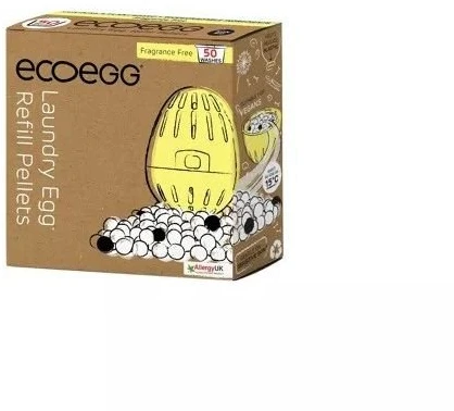 Ecoegg Fragrance Free bekvapis skalbimo kiaušinio papildymas 50 skalbimų