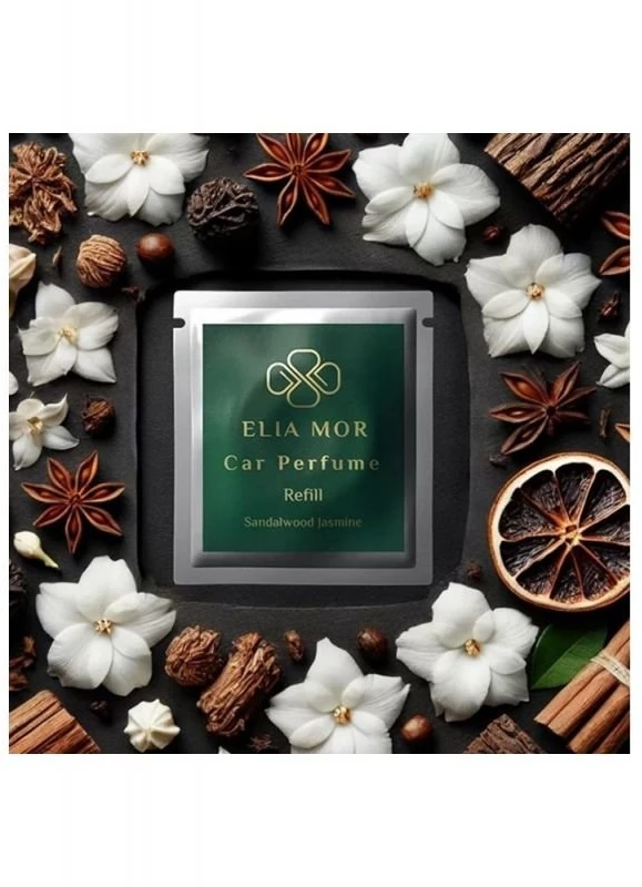 Elia Mor Sandalwood Jasmine automobilio kvapo papildymo plokštelės, 2 vnt.