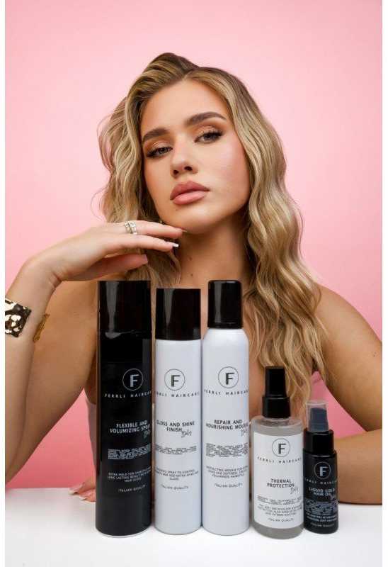 Plaukų lakas Ferrli haircare Flexible and Volumizing, 300ml