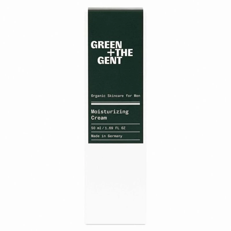 Green The Gent Žalias The Gent Žalias + The Gent Moisturising Kreminis drėkinamasis veido kremas vyrams 50 ml