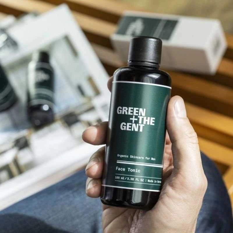Green The Gent Žalias The Gent Žalias + The Gent Face Tonikas veido tonikas / aftershave vyrams 100 ml