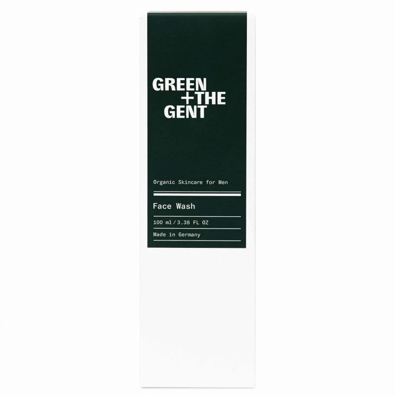 Green The Gent Žalias The Gent Žalias + The Gent Face Wash veido prausiklis vyrams 100 ml
