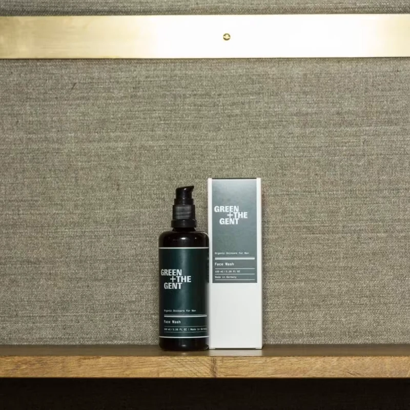 Green The Gent Žalias The Gent Žalias + The Gent Face Wash veido prausiklis vyrams 100 ml