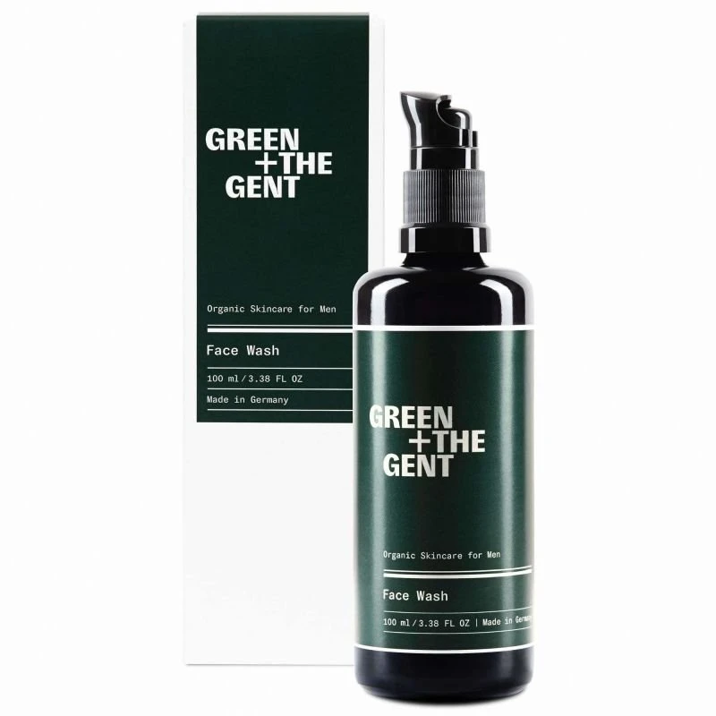 Green The Gent Žalias The Gent Žalias + The Gent Face Wash veido prausiklis vyrams 100 ml