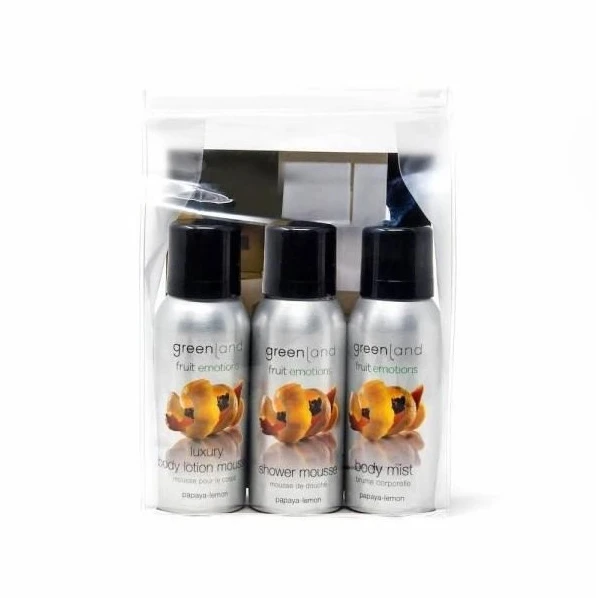 Greenland Papaya & Lemon kelioninis rinkinys 3 vnt.