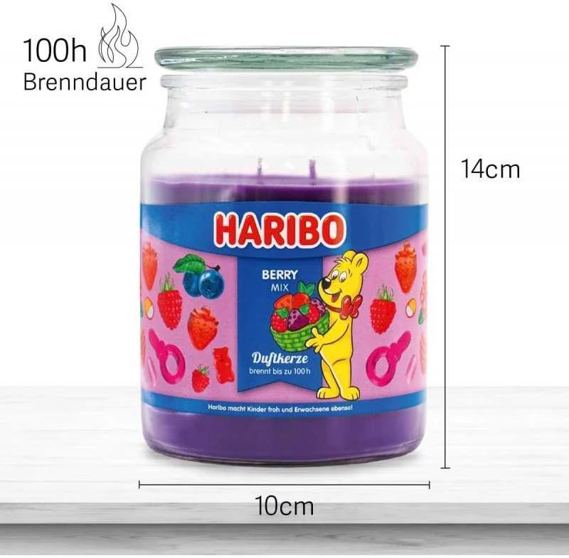 Haribo Duftkerzen Žvakė Haribo Berry Mix, 510g