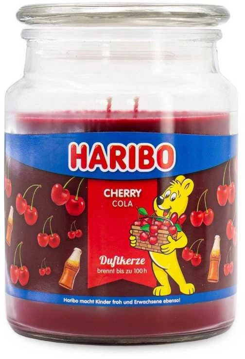 Haribo Duftkerzen Haribo Cherry Cola žvakė - 510g