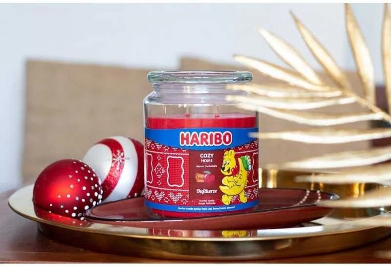Haribo Duftkerzen Haribo Cozy Home žvakė 510 g