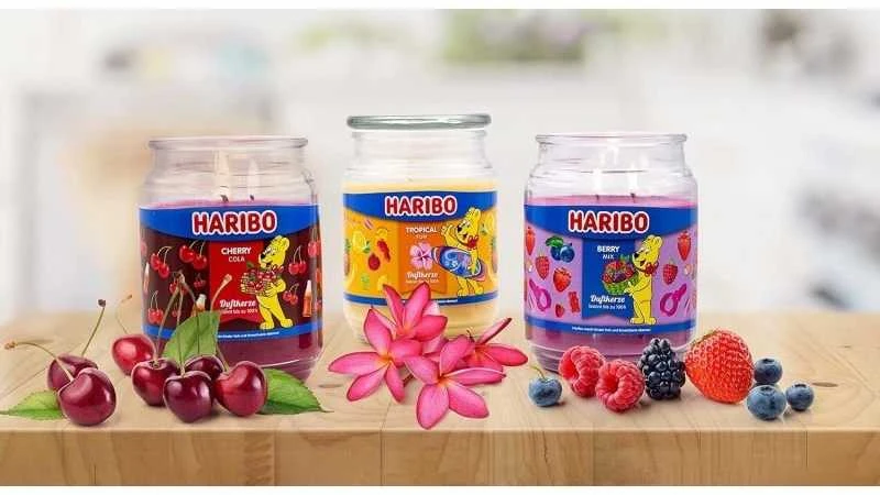 Haribo Duftkerzen Haribo Tropical Fun žvakė 510 g