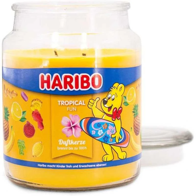 Haribo Duftkerzen Haribo Tropical Fun žvakė 510 g