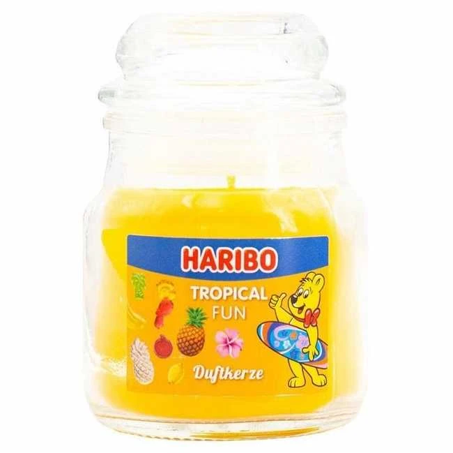 Haribo Duftkerzen Haribo žvakių rinkinys - Berry Mix, Coconut Lime, Tropical Fun - 3 x 85 g