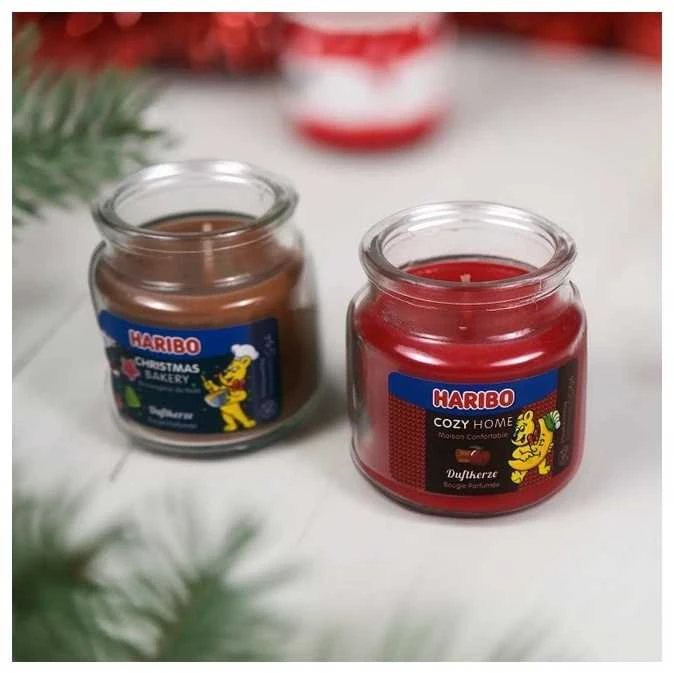 Haribo Duftkerzen Haribo žvakių rinkinys - Christmas Bakery, Winter Fun, Cozy Home - 3 x 85 g