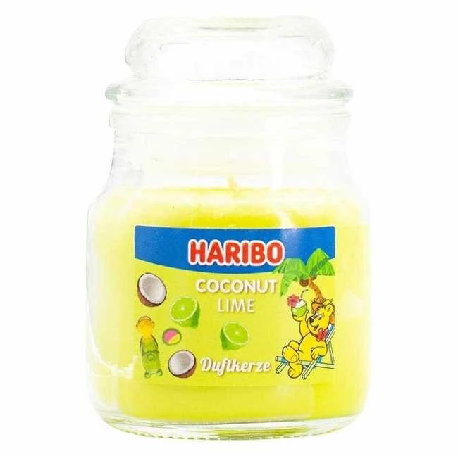 Haribo Duftkerzen Haribo žvakių rinkinys - Berry Mix, Coconut Lime, Tropical Fun - 3 x 85 g
