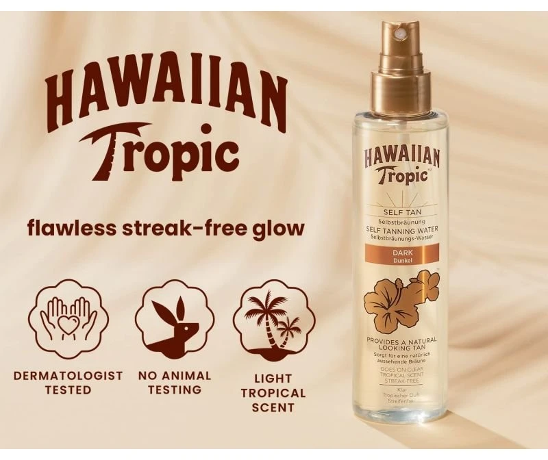 Hawaiian Tropic Br Hawaiian Dark savaiminio įdegio losjonas 200ml