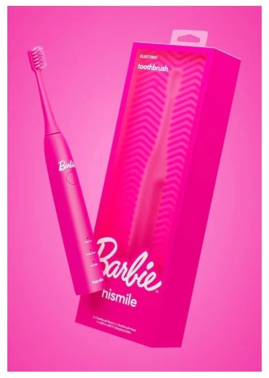 Hismile Barbie elektrinis dantų šepetėlis