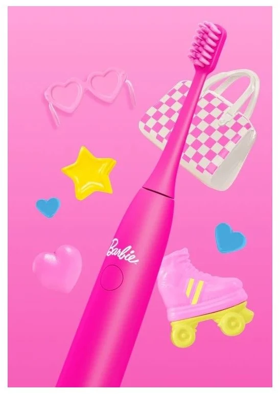 Hismile Barbie elektrinis dantų šepetėlis