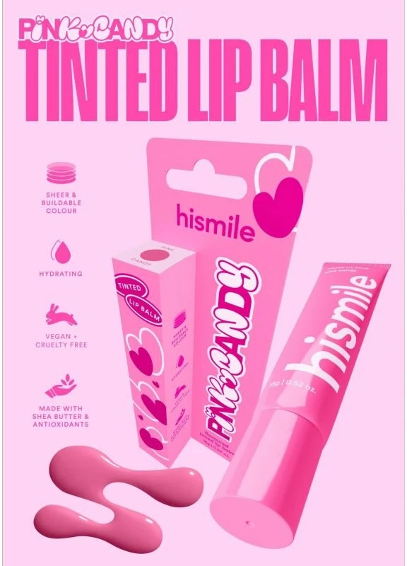 Hismile Rožinė Candy lūpų balzamas 10 g