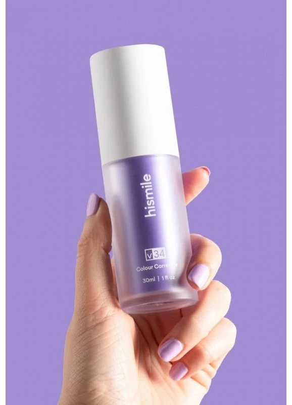 Dantų šepetėlis Hismile V34 dantų spalvą koreguojantis serumas 30 ml