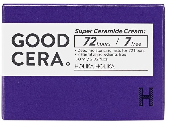 Veido kremas su keramidais Holika Holika Good Cera Super Ceramide Kreminis, sausai, jautriai veido odai, 60 ml