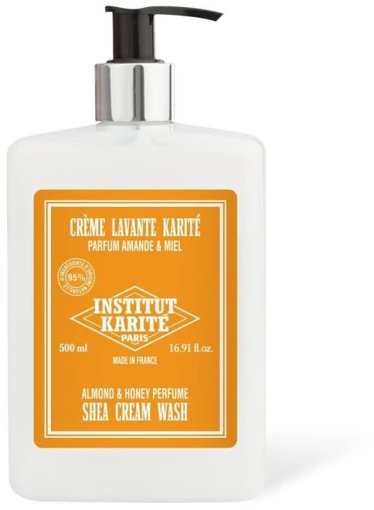 Institut Karité Paris Almond & Honey kreminis kūno prausiklis su taukmedžio sviestu 500 ml