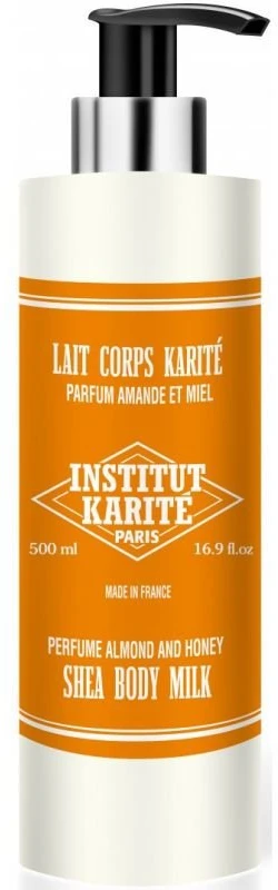 Institut Karité Shea Body Milk Almond & Honey Losjonas kūnui moterims, 500 ml