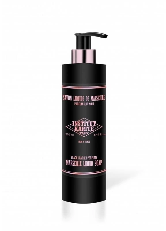 Institut Karité Marseille Liquid Soap Juodas Leather Liquid Soap