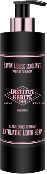 Institut Karité Exfoliating Liquid Soap Juodas Odinis Skystas Muilas