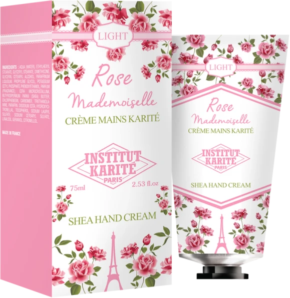 Institut Karité Light Hand Kreminis Rose Mademoiselle Hand Kreminis