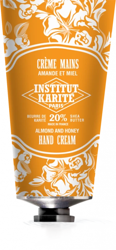 Institut Karité Shea Hand Kreminis Almond & Honey Hand Kreminis moterims, 75 ml