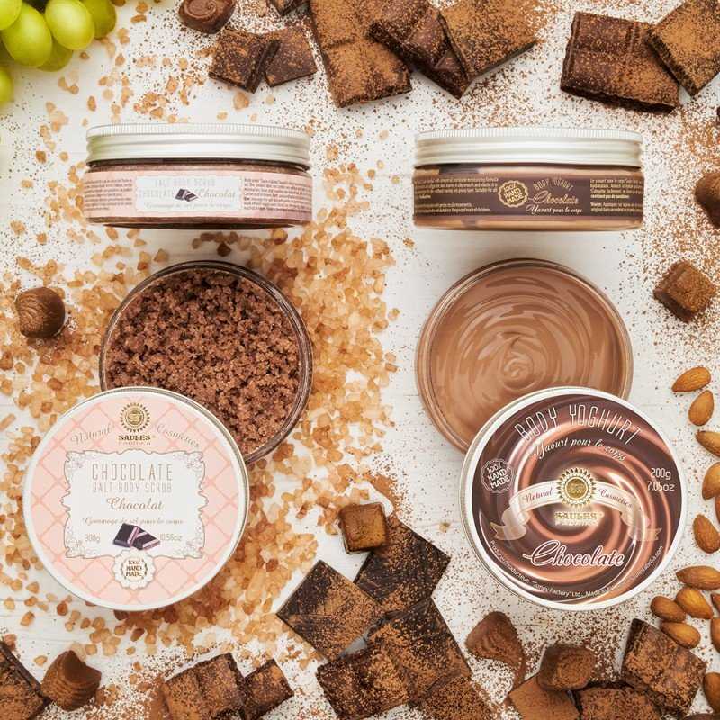 Drėkinamasis kūno jogurtas CHOCOLATE Saules Fabrika, 200 g