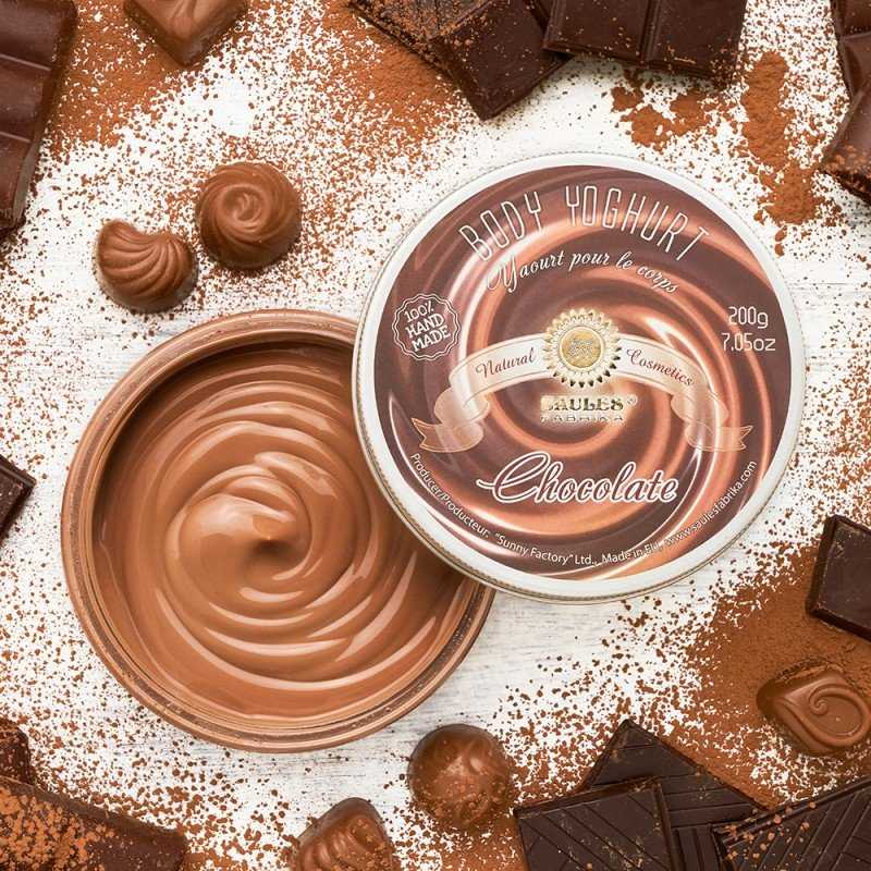 Drėkinamasis kūno jogurtas CHOCOLATE Saules Fabrika, 200 g