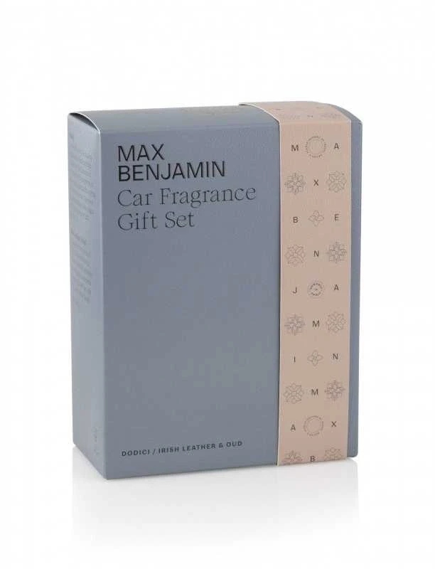 Max Benjamin Automobilio kvapų rinkinys DODICI & IRISH LEATHER & OUD