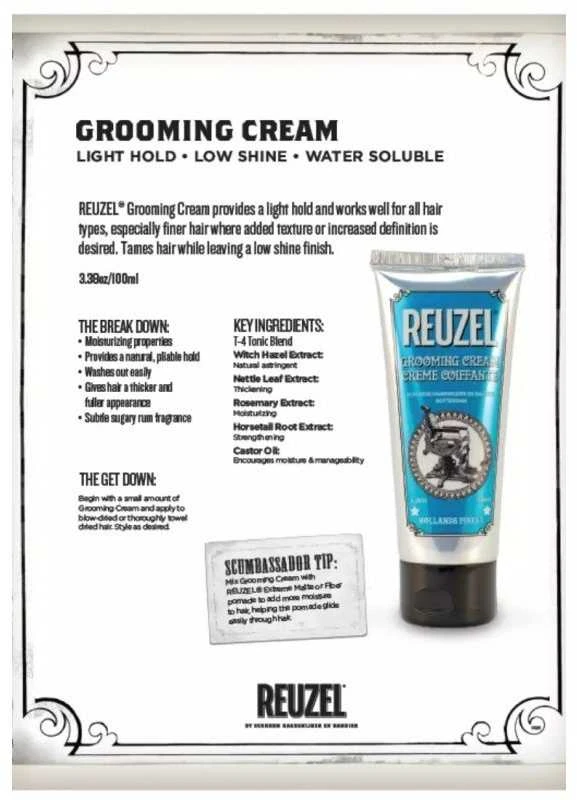 Plaukų kremas su lengva fiksacija Reuzel, 100 ml