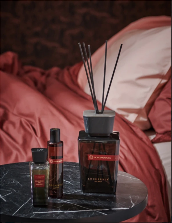 Locherber Milano Dolce Roma XXI namų kvapas su lazdelėmis 500 ml
