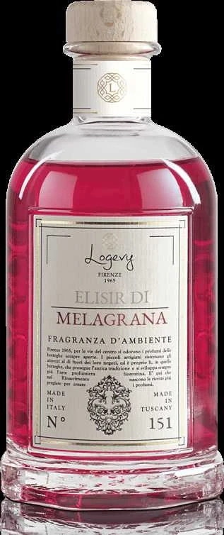 Logevy Firenze 1965 Elisir di Melagrana namų kvapas su lazdelėmis 250 ml