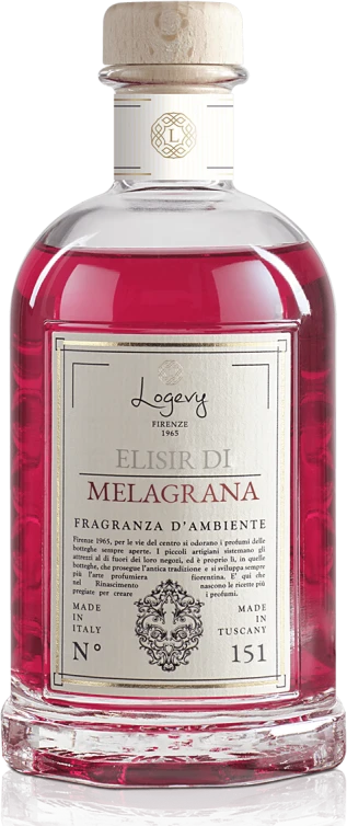 Logevy Firenze 1965 Elisir di Melagrana namų kvapas su lazdelėmis 250 ml