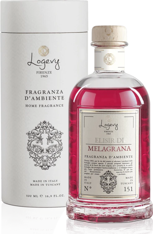 Logevy Firenze 1965 Elisir di Melagrana namų kvapas su lazdelėmis 250 ml