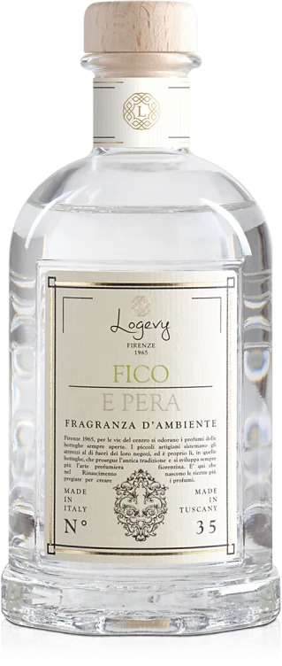 Logevy Firenze 1965 Namų kvapas su lazdelėmis "Fico e Pera" (figų, kriaušių ir kedro kvapo), 100 ml