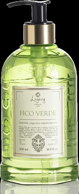 Logevy Firenze 1965 Skystas rankų muilas "Fico Verde" (žalumos, juodųjų serbentų ir figų kvapo), 500 ml