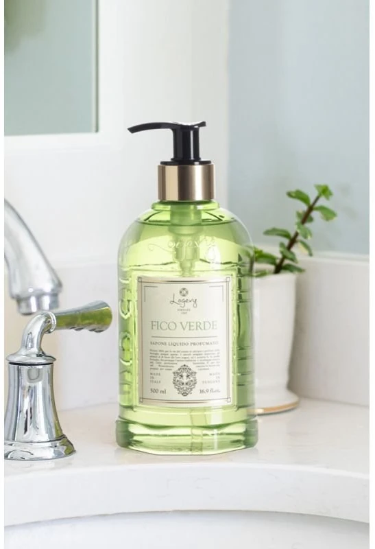 Logevy Firenze 1965 Skystas rankų muilas "Fico Verde" (žalumos, juodųjų serbentų ir figų kvapo), 500 ml