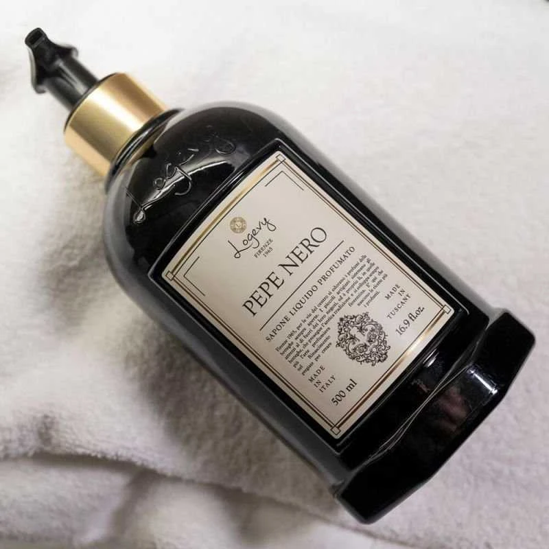 Logevy Firenze 1965 „PEPE NERO“ - Itališkas parfumuotas skystas muilas 500ml