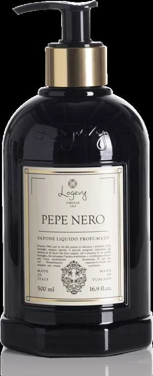 Logevy Firenze 1965 „PEPE NERO“ - Itališkas parfumuotas skystas muilas 500ml
