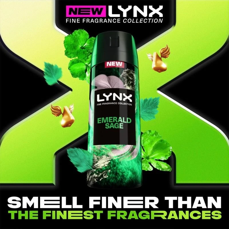 LYNX Emerald Sage Premium dezodorantas ir kūno purškiklis 150 ml