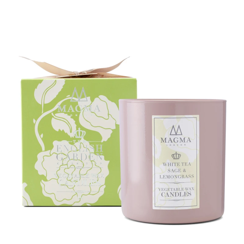 Magma London Baltas Tea Sage & Lemongrass žvakė 380 ml