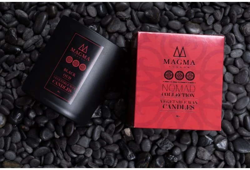 Magma London Fig & Sea Salt natūralaus sojų vaško žvakė 380 ml / 750 g