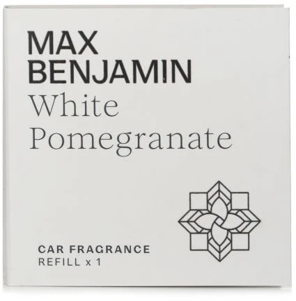 Max Benjamin Kvapo automobiliui papildymas Baltas POMEGRANATE