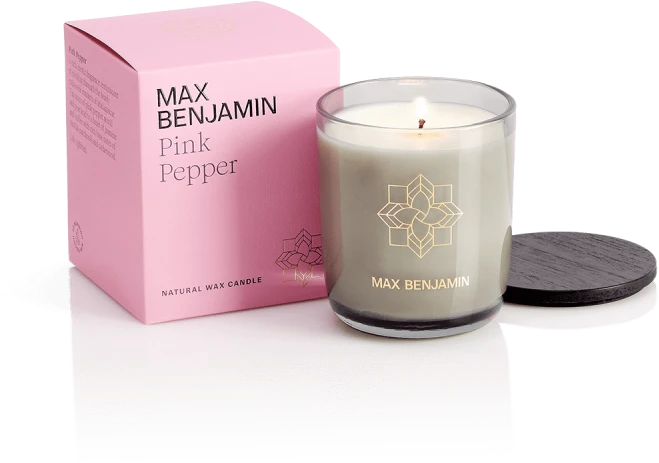 Max Benjamin Aromatinė žvakė Rožinis PEPPER 210 g