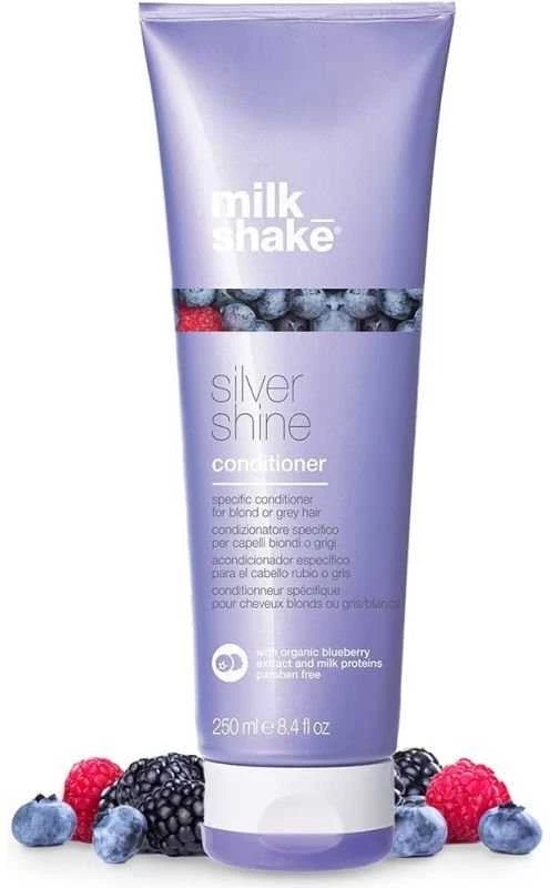 Kondicionierius šviesiems, žiliems plaukams Milk Shake Sidabrinis Shine Conditioner 250ml